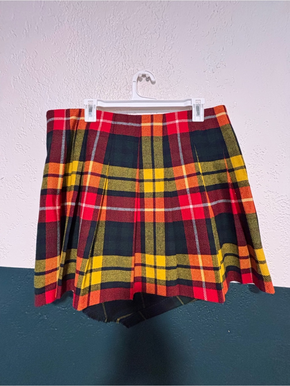 Polo Ralph Lauren Kilt Wool Wrap Skirt Plaid Size 14